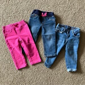 Pink Pants and Blue Jeans Set for Kids